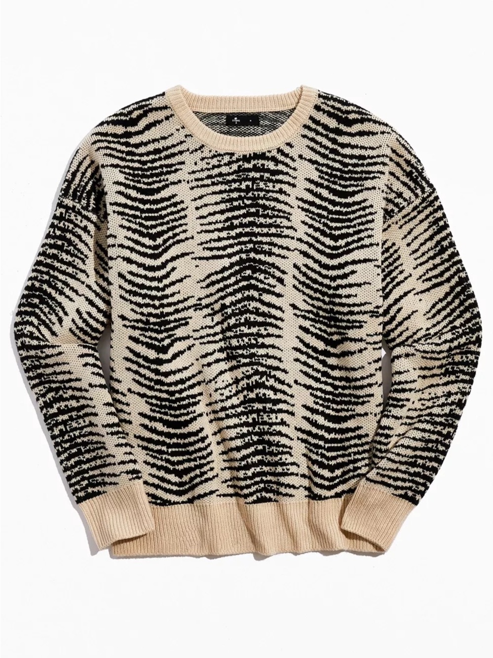 THML Zebra Crew Neck Sweater